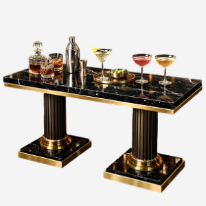 2×4′ luxury cocktail bar table
